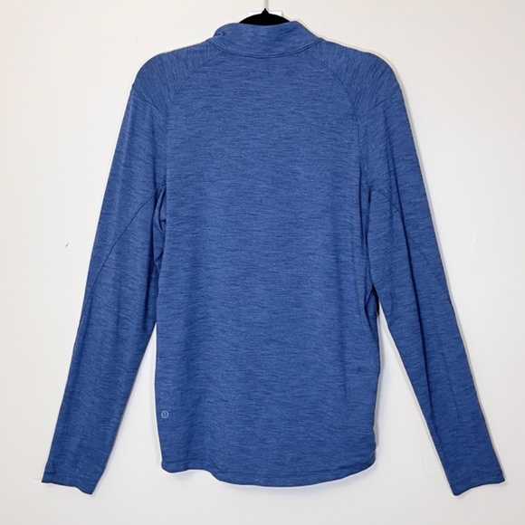 Lululemon Surge Warm Half Zip Long Sleeve Shirt - Men's Size S - Blue - Picture 5 of 12